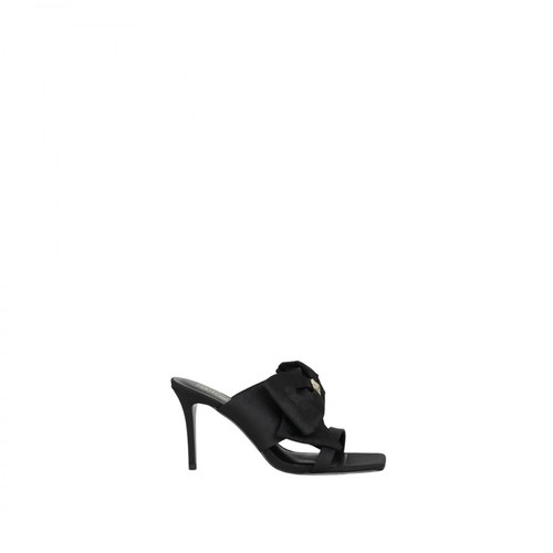 Versace Jeans Couture, Szpilki sandałów Czarny, female, 894.00PLN