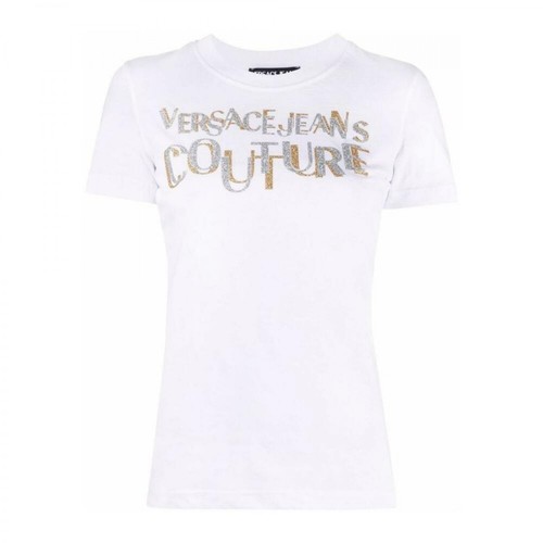 Versace Jeans Couture, T-Shirt Biały, female, 510.00PLN