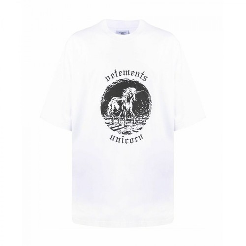 Vetements, T-shirt Biały, male, 2007.00PLN