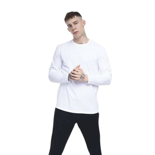 Wood Wood, Long sleeve T-shirt Biały, male, 378.35PLN