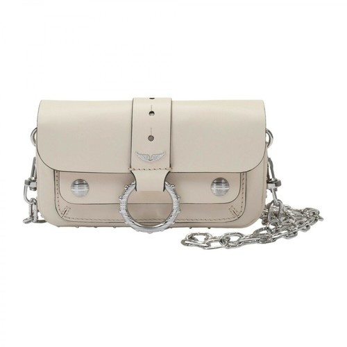 Zadig & Voltaire, Kate Wallet Bag in Leather Biały, female, 1379.86PLN