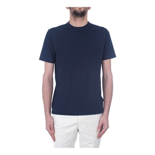 Zanone, 811821 Z0380 T-shirt Niebieski, male, 616.00PLN
