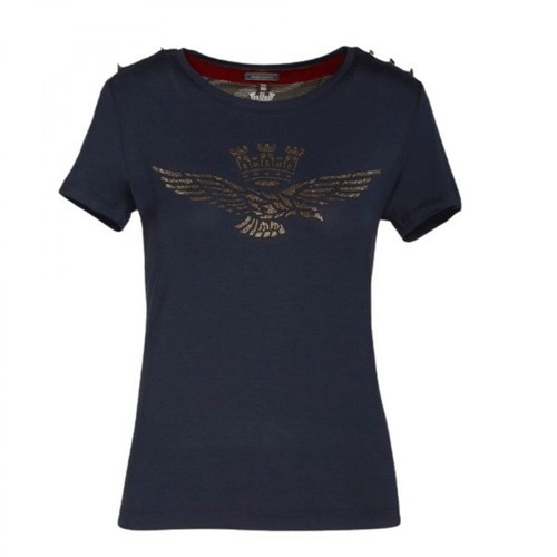Aeronautica Militare, T-shirt Niebieski, female, 585.27PLN
