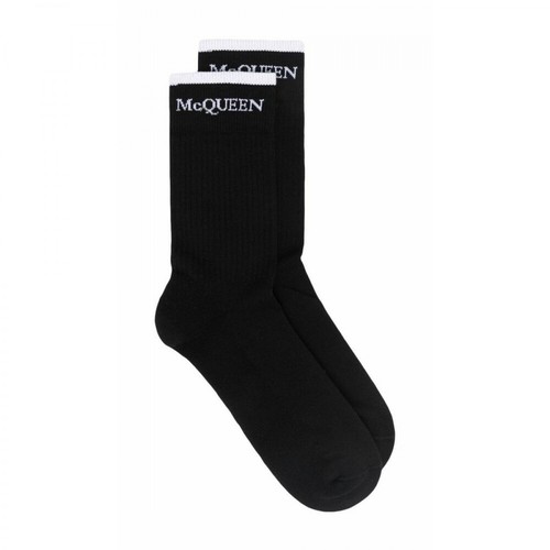 Alexander McQueen, socks Czarny, male, 388.00PLN