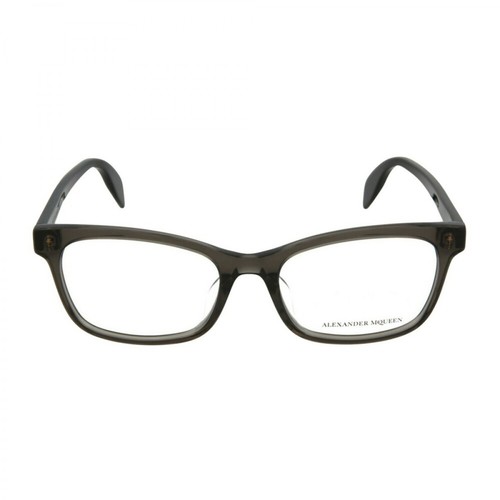 Alexander McQueen, Square Acetate Optical Glasses Szary, female, 1031.00PLN