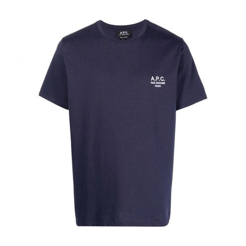A.p.c., T-shirt Niebieski, male, 434.00PLN