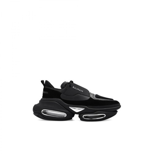 Balmain, Sneakers with logo Czarny, male, 3626.00PLN