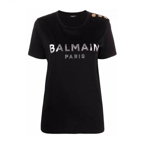 Balmain, T-shirt Czarny, female, 698.00PLN