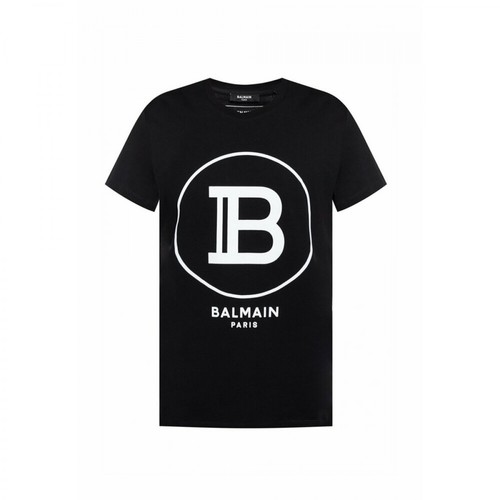 Balmain, T-shirt Iconic Czarny, male, 1118.00PLN