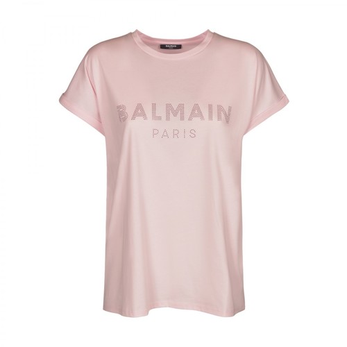 Balmain, T-Shirt Różowy, female, 1650.00PLN