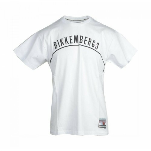 Bikkembergs, T-Shirt Biały, male, 334.41PLN