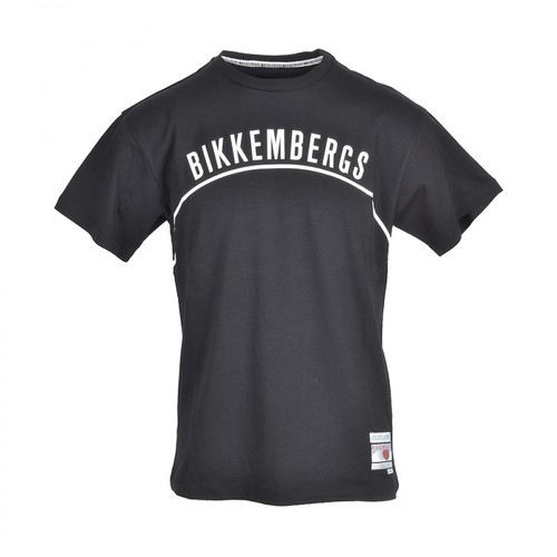 Bikkembergs, T-Shirt Czarny, male, 452.44PLN