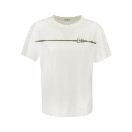 Brunello Cucinelli, T-shirt Biały, male, 3017.00PLN