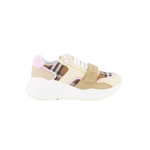 Burberry, Ramsey Sneakers Beżowy, female, 2554.00PLN