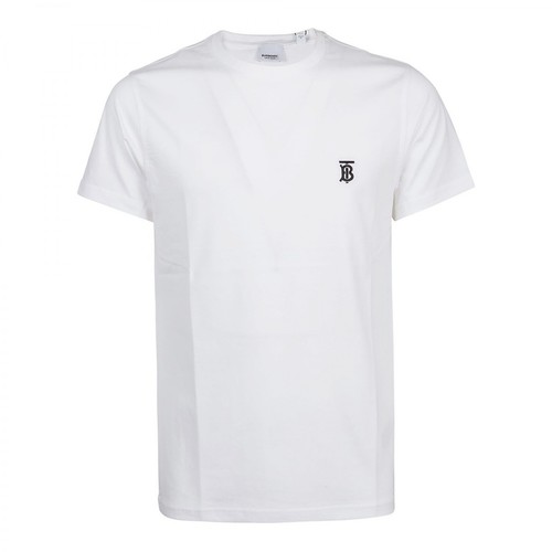 Burberry, T-Shirt Parker Biały, male, 1186.00PLN