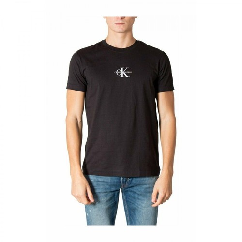 Calvin Klein Jeans, T-Shirt Czarny, male, 291.14PLN