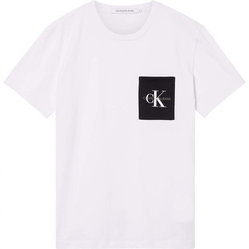 Calvin Klein, T-shirt Biały, male, 349.00PLN