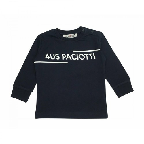 Cesare Paciotti 4US, T-shirt Niebieski, male, 135.00PLN