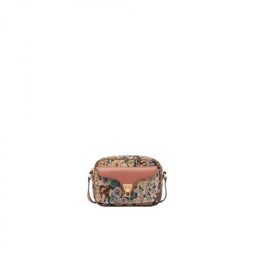 Coccinelle, Beat Small Tapestry bag Brązowy, female, 1049.00PLN