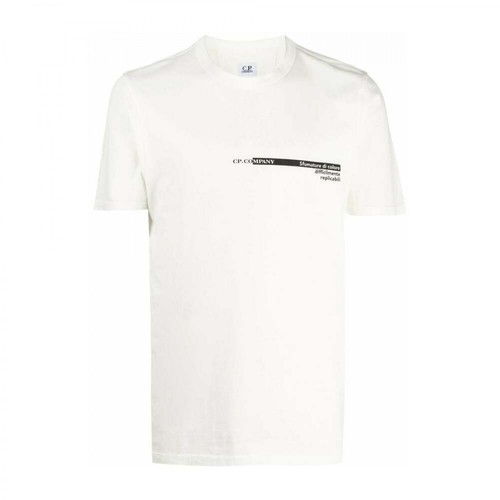 C.p. Company, T-Shirt Biały, male, 539.00PLN