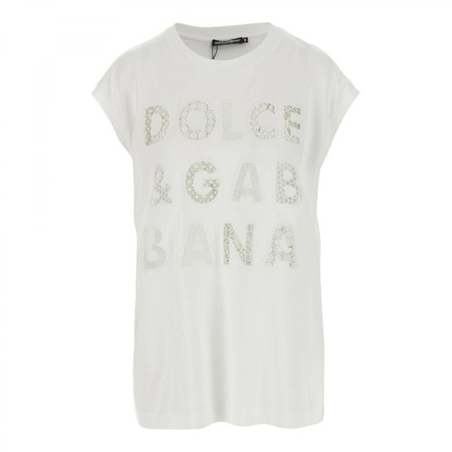 Dolce & Gabbana, T-Shirt Biały, female, 1802.00PLN