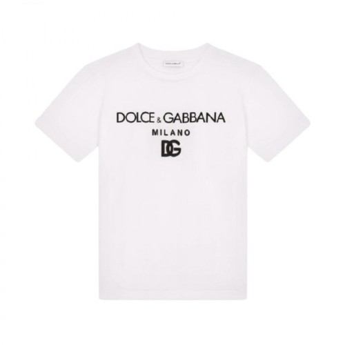 Dolce & Gabbana, T-shirt Biały, unisex, 425.00PLN