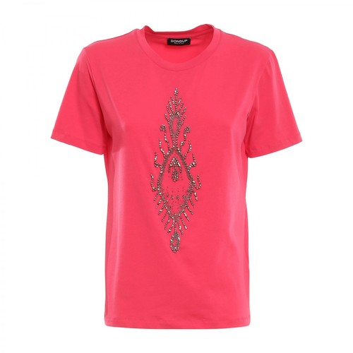 Dondup, T-Shirt Różowy, female, 730.00PLN