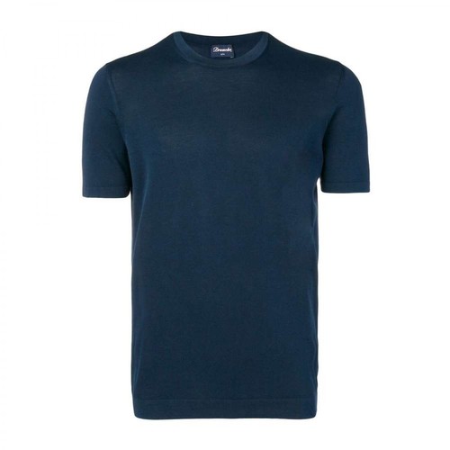 Drumohr, T-shirt Niebieski, male, 844.00PLN