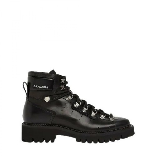 Dsquared2, Hiking Hector Boots Czarny, female, 1998.00PLN
