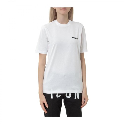 Dsquared2, T-shirt With Print Biały, female, 503.00PLN