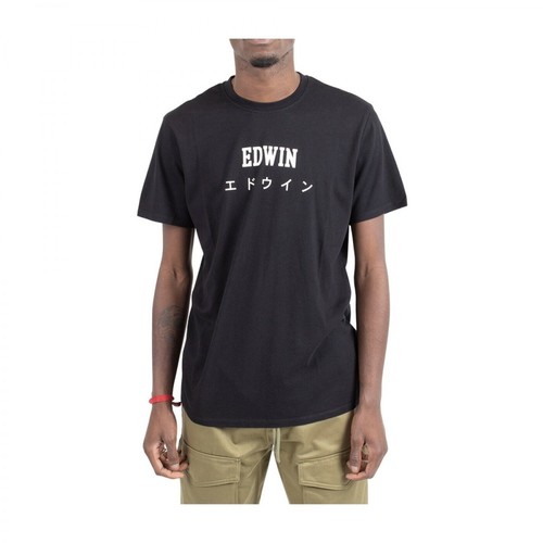 Edwin, T-shirt Czarny, male, 205.85PLN