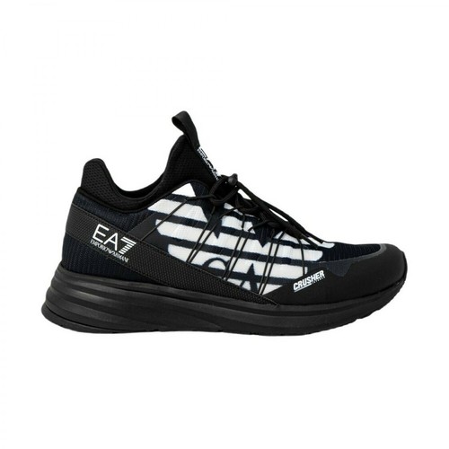Emporio Armani EA7, Sneakers Czarny, male, 1074.05PLN