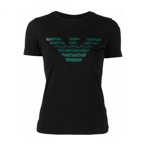 Emporio Armani, T-shirt Czarny, female, 204.00PLN