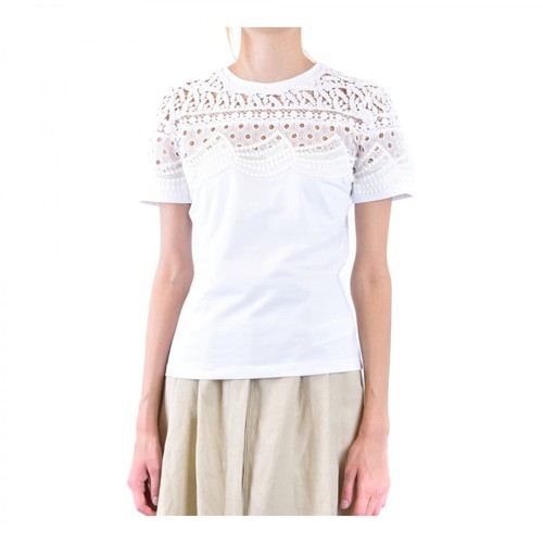 Ermanno Scervino, T-shirt Short Sleeves Biały, female, 2070.00PLN