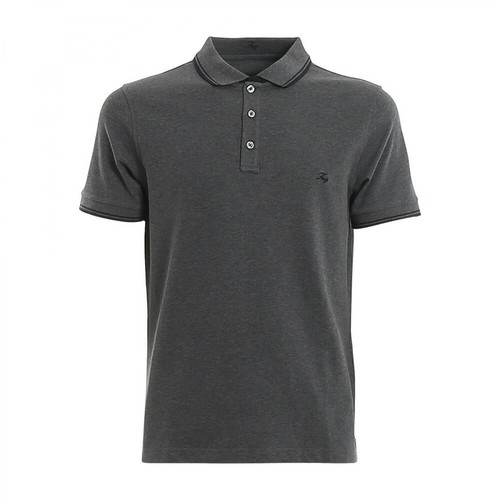 Fay, T-shirts and Polos Grey Szary, male, 447.00PLN