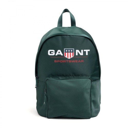 Gant, Retro Shield Backpack Zielony, male, 452.00PLN