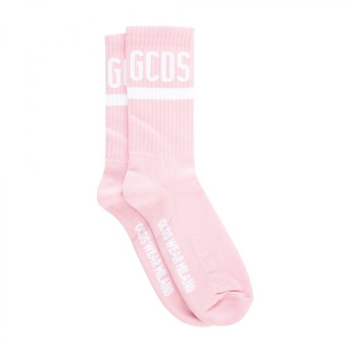 Gcds, Logo Socks Różowy, male, 137.00PLN