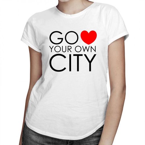 Go Love Your Own City - damska koszulka z nadrukiem 69.00PLN