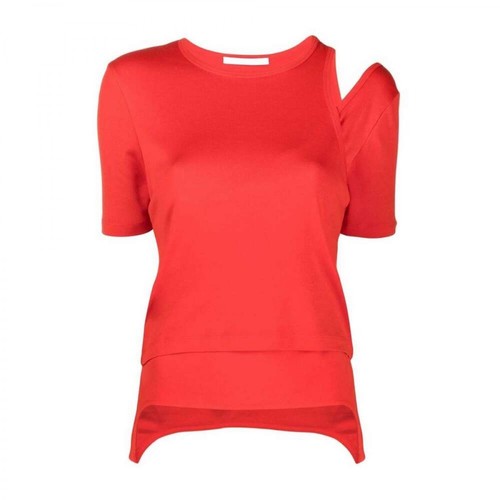 Helmut Lang, T-Shirt Czerwony, female, 776.00PLN