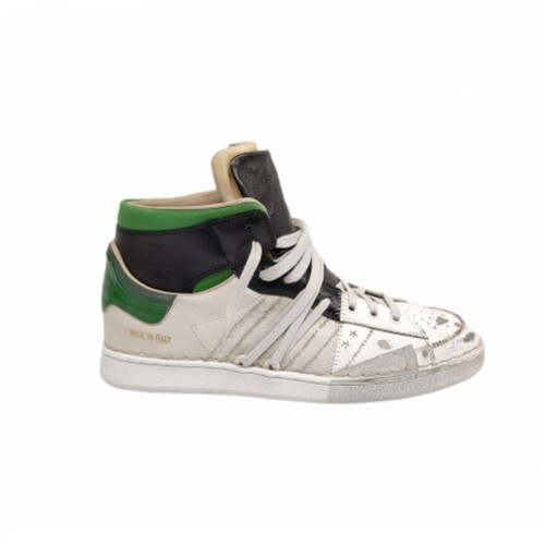 Hidnander, sneakers montantes the Cage cuir spoiler Boston Hc2Ms175100-933 Biały, male, 1121.00PLN