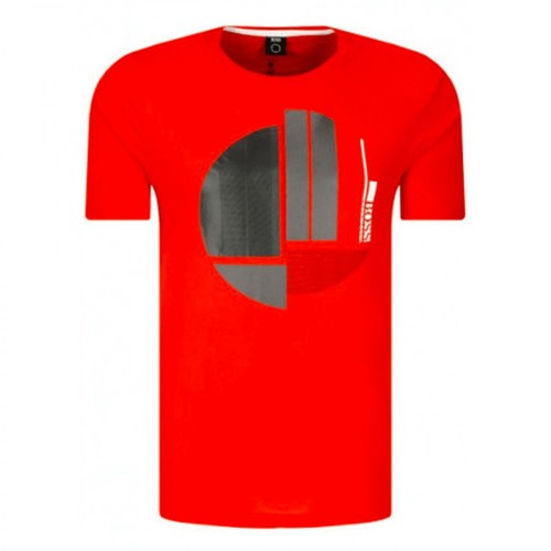 Hugo Boss, T-Shirt Czerwony, male, 294.91PLN
