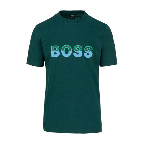 Hugo Boss, T-Shirt Zielony, male, 202.00PLN