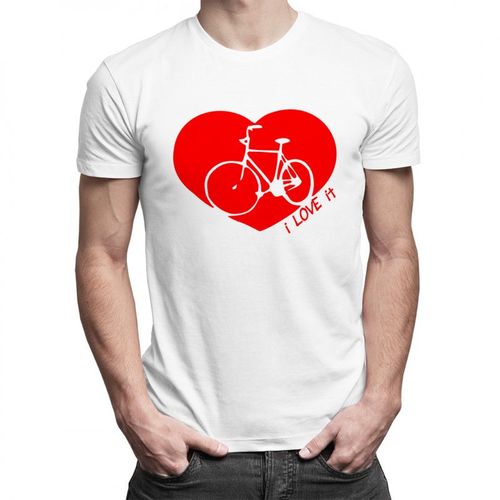 I Love It (my bike) - męska koszulka z nadrukiem 69.00PLN