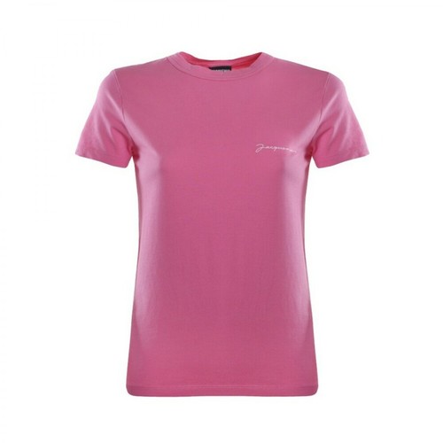 Jacquemus, T-shirt Różowy, female, 502.00PLN