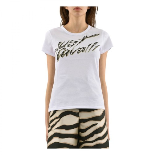 Just Cavalli, t-shirt Biały, female, 265.53PLN