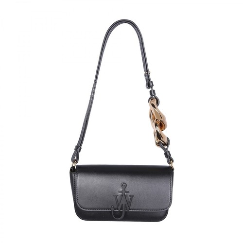 JW Anderson, Baguette Anchor Bag With Chain Czarny, female, 4095.00PLN