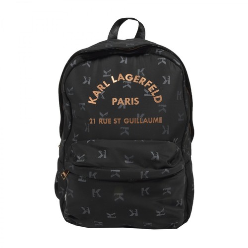Karl Lagerfeld, Backpack Czarny, female, 324.00PLN