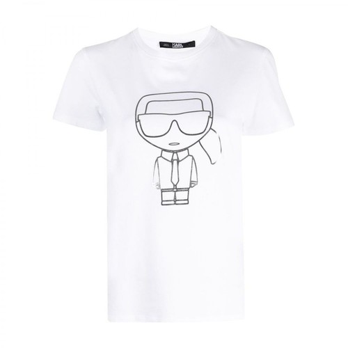 Karl Lagerfeld, T-shirt Biały, female, 452.00PLN