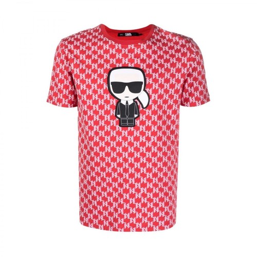 Karl Lagerfeld, T-Shirt Czerwony, male, 500.91PLN