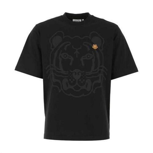 Kenzo, Oversize Tiger T-shirt Czarny, male, 493.00PLN